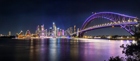 Sydney Vivid Kirrib 35 mm pan