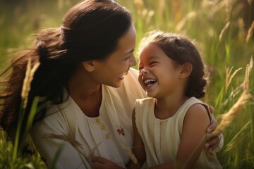 Obraz premium South east asian laughing smile love.