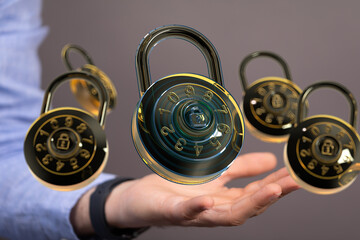 Safeguard your information with robust digital security measures.  Combination locks and data...