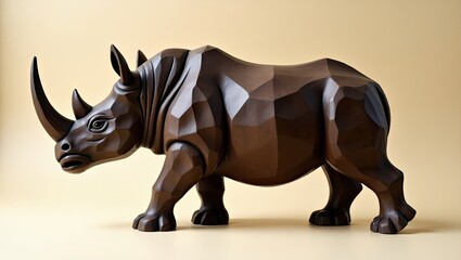 Fototapeta premium rhino vector illustration