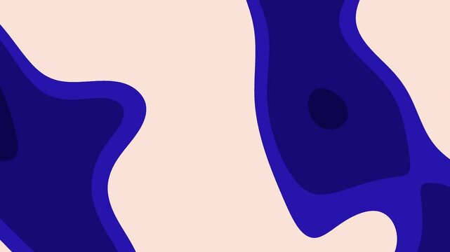 Abstrait Bleu et Beige