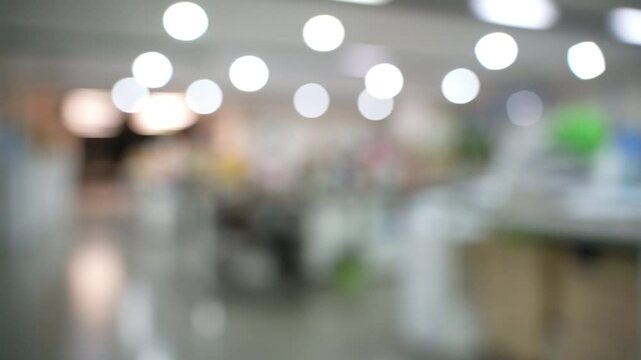 Abstract blur and defocus office for background