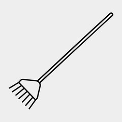 Naklejka premium line art of a finger planter on the white backgrou (1).eps