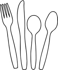 spoon and fork
