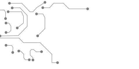 Abstract futuristic circuit board Illustration, Circuit board with various technology elements. Circuit board pattern for technology background. Vector illustration