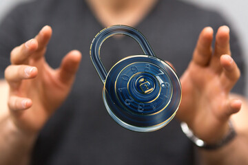 Cybersecurity, data privacy, online safety, password protection, encryption, digital security,...