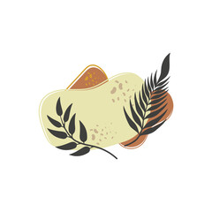 Aesthetic Abstract Floral Element