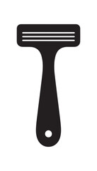 Blade razor icon silhouette 