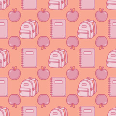 Seamless Back to School Pattern Collection