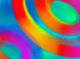 Obraz premium Colorful abstract design with swirling patterns and vibrant hues creating a mesmerizing visual experience