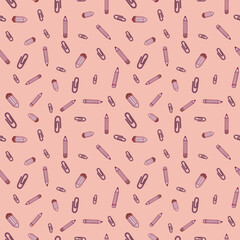 Seamless Back to School Pattern Collection