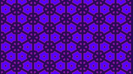 Abstract Harmony in Purple Seamless Pattern