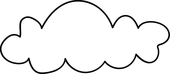 Cute Cloud Outline