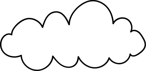 Cute Cloud Outline