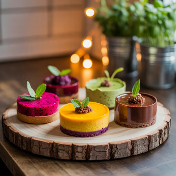 cake with candles and flowers