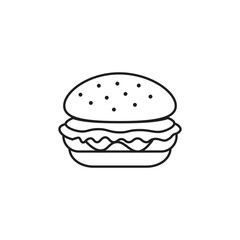 Classic Cheeseburger with Sesame Bun