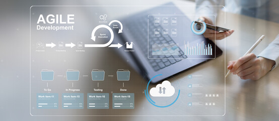 Agile Development and Sprint Execution in Digital Workflow.