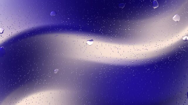 Fluide ondulant bleu et blanc