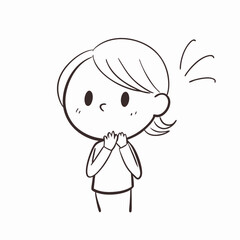 Obraz premium girl with flower