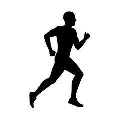running man silhouette