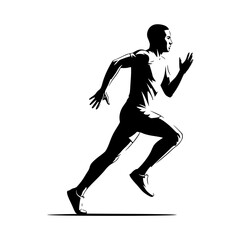running man silhouette