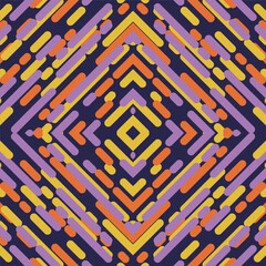 Seamless geometric pattern with rhombuses