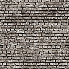 Old grunge brick wall forming a textured background