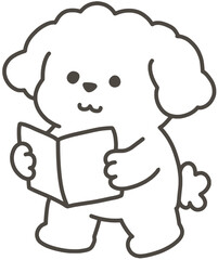 책읽는 강아지