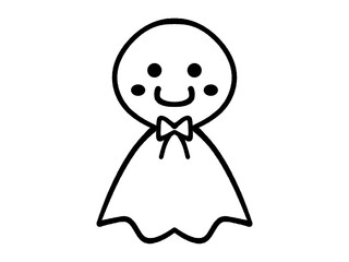 てるてる坊主のイラスト素材