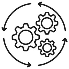 Automation Outline Icon
