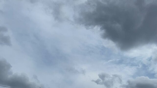 神田川6月：曇天の雲の流れ（タイムラプス）2025/6/2