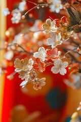 Flowers in a vase