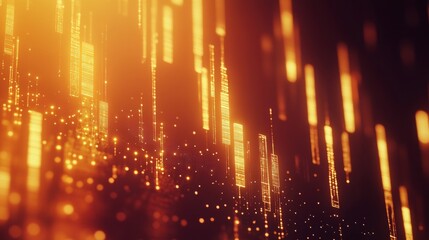 Abstract digital lights background