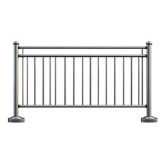 Sturdy metal barrier designed for outdoor use in parks and gardens