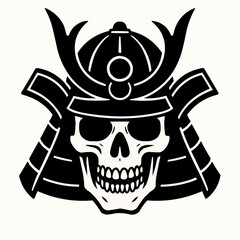 A gothic tribal skull illustration with a pirate symbol and fire, depicting human danger and death