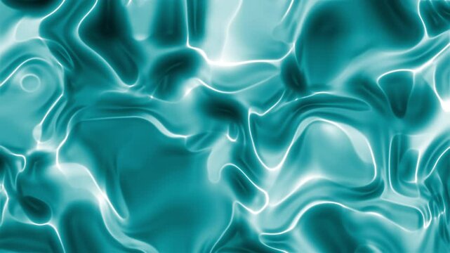 Fluides turquoise abstraits
