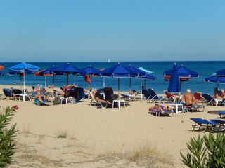 Beach, sun, sand and people