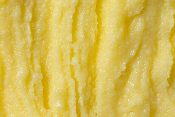 Traditional Ghee Creamy Surface Macro Top View