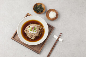  Soba is buckwheat noodles made from buckwheat flour.