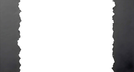 torn paper frame background , holey paper png , ripped paper effect, split paper realistic texture 