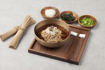  Soba is buckwheat noodles made from buckwheat flour.