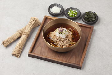  Soba is buckwheat noodles made from buckwheat flour.