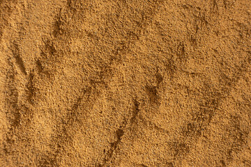 Texture of Ground Cinnamon. Natural Culinary Background Top View