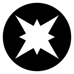 Sparkle vector icon. Shine symbol illustration. star sign or logo.