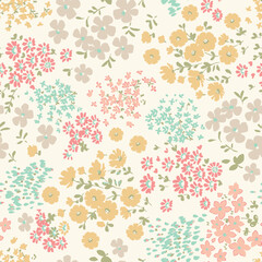 little floral illustrator artwork soft colors