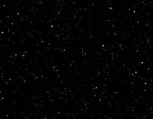 Night sky with numerous tiny stars