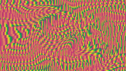 Abstract colorful background with seamless geometric circles, waves, and floral patterns for a vibrant textile illustration