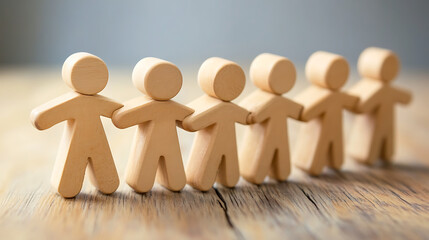  A group of friends supporting each other in a task, displaying growth in teamwork (1)