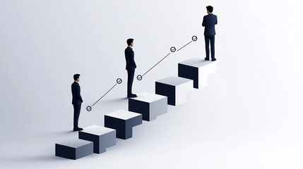 Vector Roadmap Template: Blue/Grey Palette, Timeline Milestones, Placeholder Icons, Clean