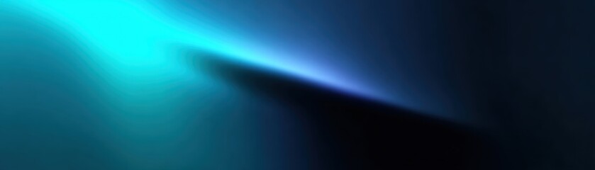 Abstract blue and black gradient background with a smooth, glowing transition and soft light effects.